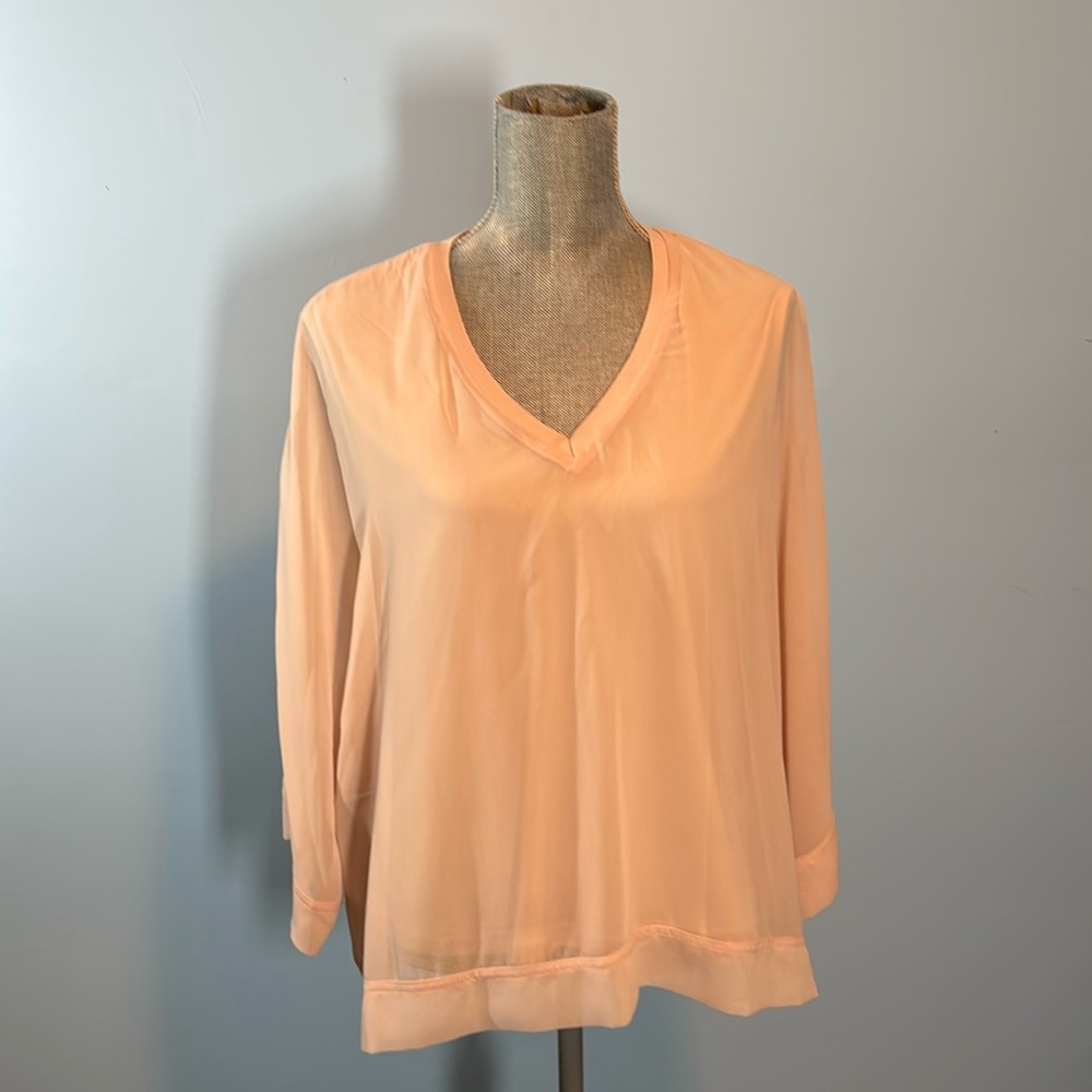 Blush pink top by Another Story.  Size Large.